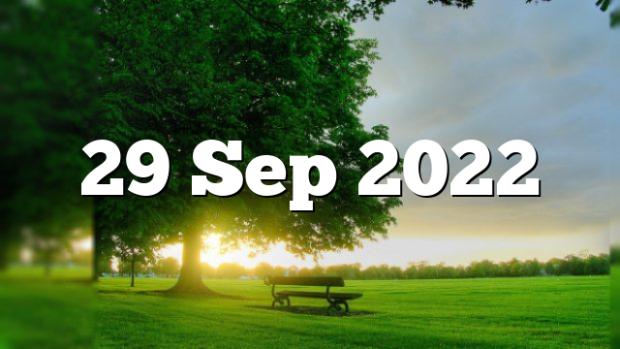 29 Sep 2022