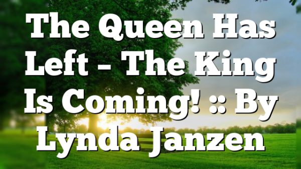 The Queen Has Left – The King Is Coming! :: By Lynda Janzen