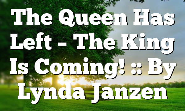 The Queen Has Left – The King Is Coming! :: By Lynda Janzen