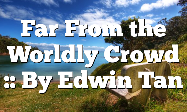 Far From the Worldly Crowd :: By Edwin Tan