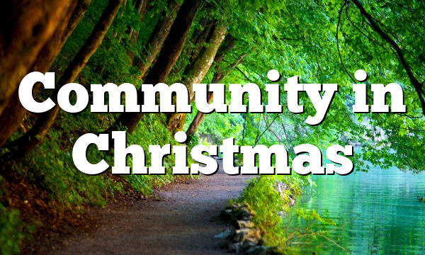 Community in Christmas