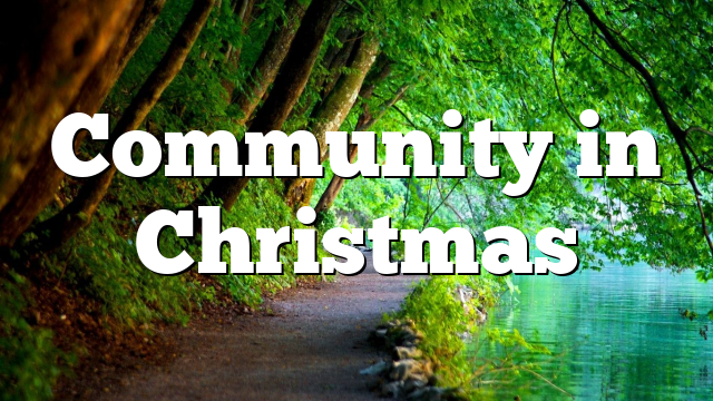 Community in Christmas