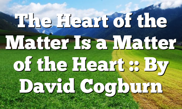 The Heart of the Matter Is a Matter of the Heart :: By David Cogburn